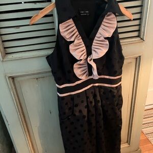 Max & Cleo Black and Taupe Cocktail Dress